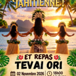 le 02 Novembre 2026 SOIRÉE TAHITIENNE